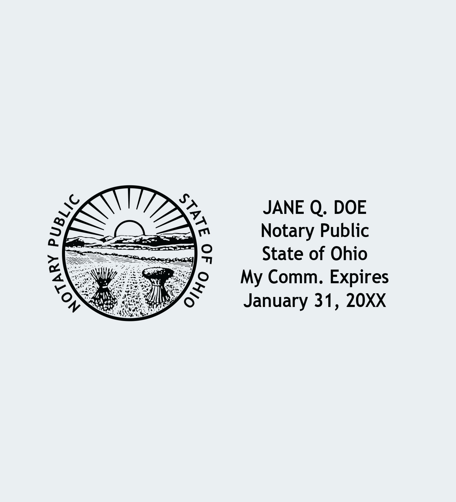 Ohio Notary Seals Nna 4881